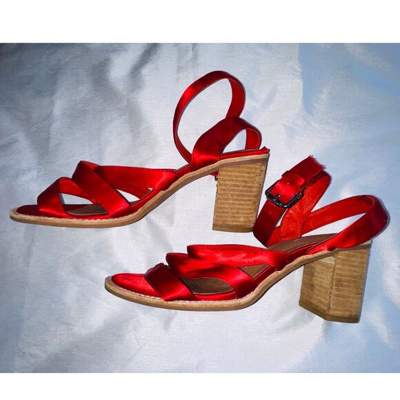 Jeffrey Campbell X Free People Sandals - Women's Size 10 - Satin‎ Straps - Picture 5 of 12